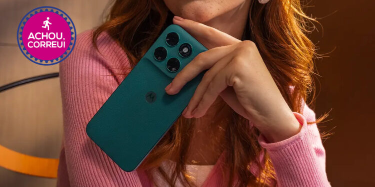 Moto G77 5G (256 GB) recebe 38% OFF na Amazon com cupom